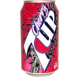 Pack de 6 Latas de Seven Up Cherry 330 ml. A diferencia del habitual Seven Up, el 7up Cherry está hecho con aromas a cereza. 