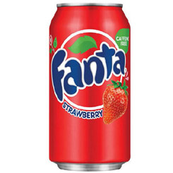 Disfruta del todo el sabor de Fanta de Fresa (Strawberry) 355ml. con este pack de 6 latas. Un increíble sabor a Fresa.