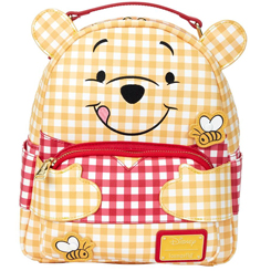 Mini Mochila Winnie the Pooh. Las mini mochilas de Loungefly son el accesorio necesario para darle ese toque especial a tu look de cada día. Están diseñadas con los personajes 