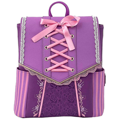 Preciosa y divertida mini mochila de Rapunzel basado en el famoso personaje de Walt Disney. Perfecto para pasar un día mágico y cuqui. Esta preciosa pieza de coleccionista está realizado en Cuero PU y poliéster,
