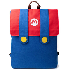 Preciosa y divertida mochila de Super Mario basado en el popular personaje de videojuegos de Nintendo. Perfecta para pasar un día mágico y cuqui. Esta preciosa pieza de coleccionista está realizado en 100% poliéster