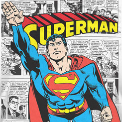 Camiseta Oficial de DC Comics Superman Comic Strip. Disfruta con esta camiseta del Superhéroe por antonomasia, y revive con esta camiseta la aventuras de este personaje de DC Comics.