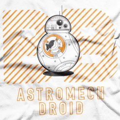 Camiseta Oficial Astromech Droid basada en la popular saga “Star Wars” de George Lucas. Camiseta de alta calidad realizada en algodón 100%. 