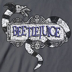 Preciosa Camiseta de Beetlejuice Sandworm, basada en la película de 1988 "Beetlejuice". Revive las aventuras del famoso personaje de Beetlejuice con esta divertida camiseta. 