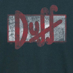 Divertida camiseta estilo vintage del logo de la famosa Cerveza Duff Beer de la popular serie de Televisión de Los Simpson y la preferida de Homer Simpson. 