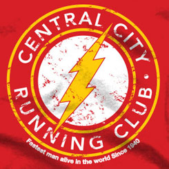 Camiseta Central City - Running Club de DC Comics. Revive las espectaculares batallas de este integrante de la Liga de la Justicia de DC Comics.