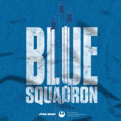 Camiseta Oficial Blue Squadron basado en la popular saga “Star Wars” de George Lucas.