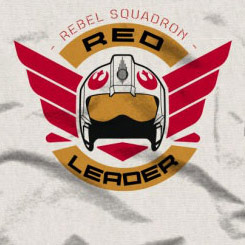 Camiseta Oficial Red Leader basado en la popular saga “Star Wars” de George Lucas. 