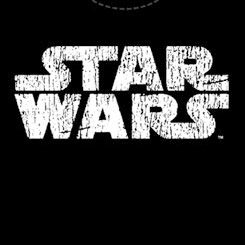 Camiseta del Logo de Star Wars “Star Wars - Logo Distressed“. Basado en la popular saga de George Lucas. 