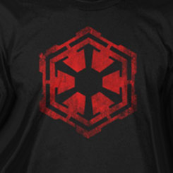 Camiseta basada en el Logo de Star Wars La Antigua República del Imperio Sith, producto oficial de Star Wars. Basado en la popular saga de George Lucas.