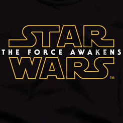 Camiseta Oficial Logo The Force Awakens basado en la popular saga “Star Wars” de George Lucas. Camiseta de alta calidad realizada en algodón 100%. 