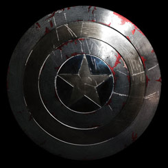 Camiseta del escudo plateado del Capitán América. El diseño está basado en la película de Marvel “Capitán América: El Soldado de Invierno”. 