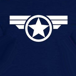 Camiseta del Super Soldado Steve Rogers del Capitán América “Captain America “. Basado en la película de Marvel. 