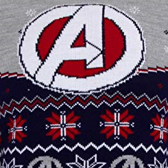 Preciosa sudadera Christmas Avengers Assemble basada en la saga de Los Vengadores. Las Navidades ya no serán lo mismo con esta preciosa sudadera realizada en 100% Algodón.