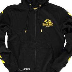 Sudadera con capucha Danger con el logo de Jurassic Park película dirigida por  Steven Spielberg y protagonizada por Jeff Goldblum, Bryce Dallas Howard y Sam Neill. 