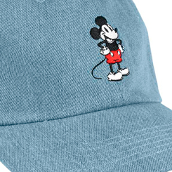 Gorra con el bordado de Mickey Mouse basada en el famoso personaje de la factoría Disney Disfruta con esta gorra para celebrar el 90 aniversario de uno de los ratones más famosos de la gran pantalla. 