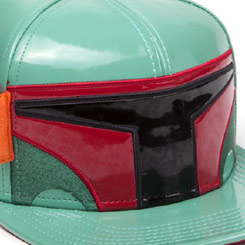 Gorra con la forma del casco de Boba Fett basada en el famoso personaje de Star Wars. La gorra inspirada en la saga de George Lucas,