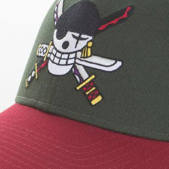 Gorra One Piece Baseball Zoro basado en el manga escrito e ilustrado por Eiichiro Oda.  Disfruta con esta gorra de este divertido personaje, y revive todas las aventuras de One Piece.