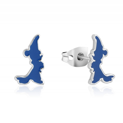 Pendientes conmemorativos del 80 Aniversario de Fantasía con la forma del aprendiz de brujo basados en la película de Fantasía. Llévate contigo estos pendientes de Disney. 