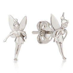 Pendientes de la preciosa Campanilla basado en el clásico Peter Pan de Disney.  Estos preciosos pendientes están realizados en plata 925 con un acabado de alto brillo, 