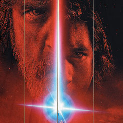 Espectacular Póster realizado en madera de Star Wars Episodio VIII: Los últimos Jedi, el Póster tiene un tamaño aproximado de 40 x 60 cm., decora tu espacio preferido con un toque retro.