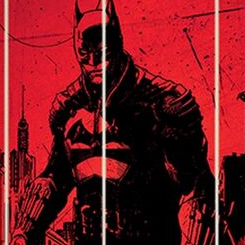 Espectacular Póster realizado en madera de The Batman (Gotham), el Póster tiene un tamaño aproximado de 40 x 59 cm., decora tu espacio preferido con un toque retro 