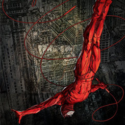 Espectacular Póster realizado en metal de DareDevil Leap of Faith The Devil of Hells Kitchen Collection, el Póster tiene un tamaño aproximado de 45 x 32 cm.,