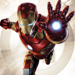 Impresionante Póster realizado en metal de Iron Man Age of Ultron Power Poses Collection, el Póster tiene un tamaño aproximado de 45 x 32 cm.,