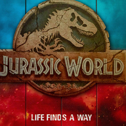 Cuadro de madera WoodArts 3D de Jurassic World. Este precioso cuadro de madera con el logotipo de Jurassic World y la frase “La vida no se puede contener” “La vida se abre camino”.