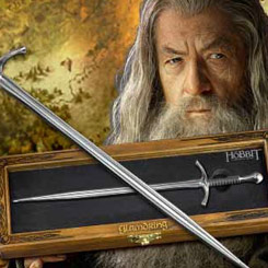 Réplica en miniatura de la espada Glamdring de Gandalf  de la película El Hobbit: Un Viaje Inesperado.