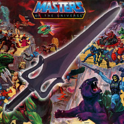 Réplica en miniatura de la espada del poder de Skeletor de Los Masters del Universo “Master of the Universe”, realizado en exclusiva para el NYCC 2012.
