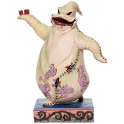 Figura de Oogie Boogie basada en la película de Pesadilla Antes de Navidad, con altura aproximada de 20 cm., se ha mezclado la magia de las figuras de Walt Disney con el arte Heartwood Creek