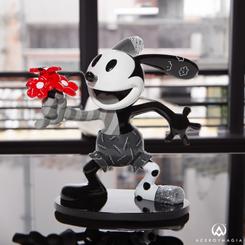 ¡Embárcate en una aventura única con la espectacular figura oficial de Oswald de Walt Disney, creada por el renombrado pintor y escultor Romero Britto!. Esta pieza de coleccionista, con aproximadamente 18 cm de altura