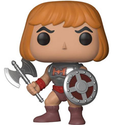 Figura de Battle Armor He-Man realizada en vinilo perteneciente a la línea Pop! de Funko. La figura tiene una altura aproximada de 10 cm., y está basada en la serie de TV He-Man y los Masters del Universo