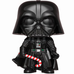 Figura de Darth Vader de Navidad realizada en vinilo perteneciente a la línea Pop! de Funko. La figura tiene una altura aproximada de 10 cm., y está basada en la película de Star Wars.