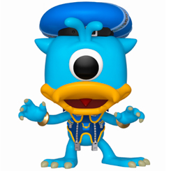 Figura de Donald (Monster's Inc.) realizada en vinilo perteneciente a la línea Pop! de Funko. La figura tiene una altura aproximada de 10 cm., y está basada en la saga de videojuegos Kingdom Hearts .
