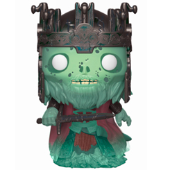 Figura de Dunharrow King realizada en vinilo perteneciente a la línea Pop! de Funko. La figura tiene una altura aproximada de 10 cm., y está basada en saga de El Señor de los Anillos. 