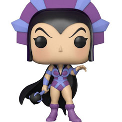 Figura de Evil-Lyn realizada en vinilo perteneciente a la línea Pop! de Funko. La figura tiene una altura aproximada de 10 cm., y está basada en la serie de TV He-Man y los Masters del Universo. 