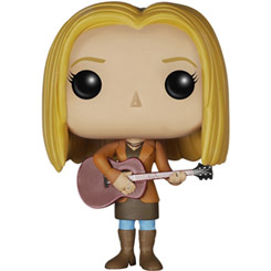 Figura de Phoebe Buffay realizada en vinilo perteneciente a la línea Pop! de Funko. La figura tiene una altura aproximada de 9 cm., y está basada en la serie de televisión Friends. 