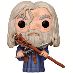 Figura de Gandalf realizada en vinilo perteneciente a la línea Pop! de Funko. La figura tiene una altura aproximada de 10 cm., y está basada en saga de El Señor de los Anillos. 