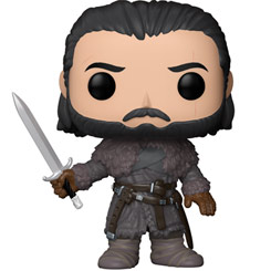 Figura de Jon Snow (Beyond the Wall) realizada en vinilo perteneciente a la línea Pop! de Funko. La figura tiene una altura aproximada de 10 cm., y está basada en la serie de TV Juego de Tronos.