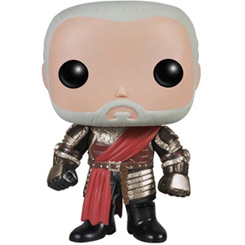 Figura de Tywin Lannister realizada en vinilo perteneciente a la línea Pop! de Funko. La figura tiene una altura aproximada de 10 cm., y está basada en la serie de TV Juego de Tronos.