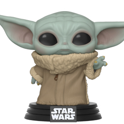 Figura The Child realizada en vinilo perteneciente a la línea Pop! de Funko. La figura tiene una altura aproximada de 9 cm., y está basada en la serie de Disney + Star Wars: Mandalorian.