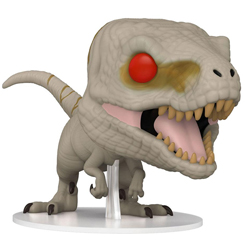 Figura del Velociraptor realizada en vinilo perteneciente a la línea Pop! de Funko. La figura tiene una altura aproximada de 9 cm., y está basada en la saga de películas de Jurassic World 3. 