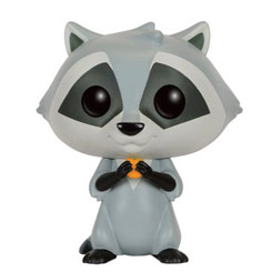 Figura de Meeko realizada en vinilo perteneciente a la línea Pop! de Funko. La figura tiene una altura aproximada de 10 cm., y está basado en la película de Disney Pocahontas.