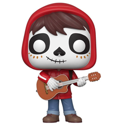 Preciosa figura Convention Exclusive de Miguel realizada en vinilo perteneciente a la línea Pop! de Funko. La figura tiene una altura aproximada de 10 cm., y está basada en la película Coco de la factoría Disney-Pixar