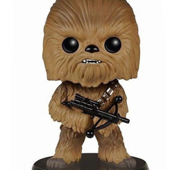 Figura de Chewbacca realizada en vinilo perteneciente a la línea Pop! de Funko. La figura tiene una altura aproximada de 9 cm., y está basada en la saga de Star Wars. 