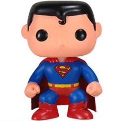 Figura de Superman realizada en vinilo perteneciente a la línea Pop! de Funko. La figura tiene una altura aproximada de 10 cm., y está basada en el Universo de DC Comics.