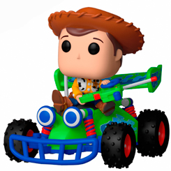 Figura de Woody con RC realizada en vinilo perteneciente a la línea Pop! de Funko “To infinity and beyond!”. La figura tiene una altura aproximada de 10 cm., y está basada en la película de Disney Toy Story. 