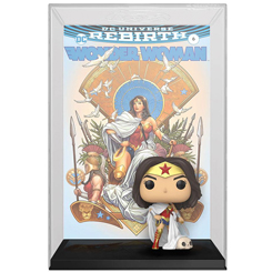 Figura de 80th Wonder Woman (Rebirth) realizada en vinilo perteneciente a la línea Pop! de Funko. La figura tiene una altura aproximada de 10 cm., y está basada en el comic de Wonder Woman. 